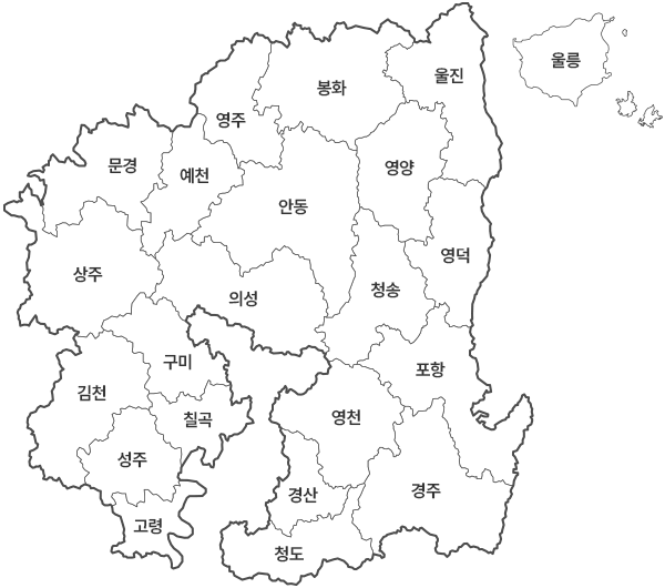 경북지도